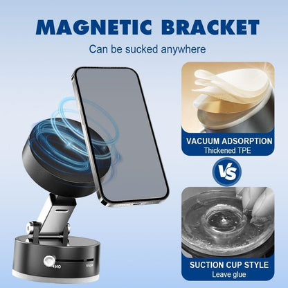 Vacuum Magnetic 360 Rotatable Suction Phone Mount for All Phones