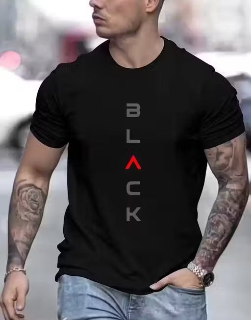 Trendy Fashion Mens Cotton Blend Tshirt